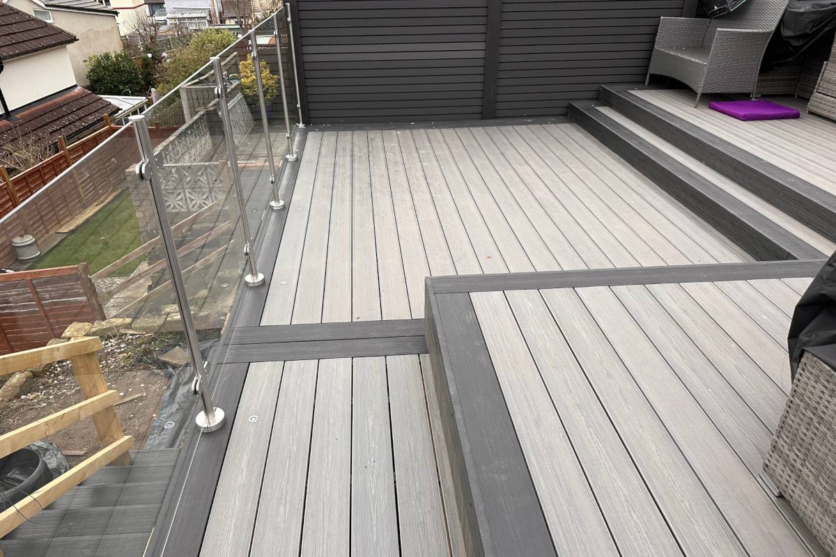 Ecoscape Composite Decking project 2 by Prestige Decking Specialists