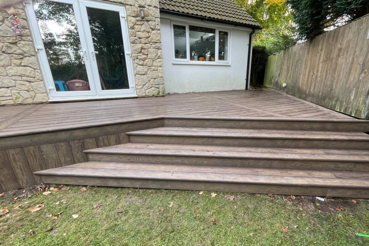 Millboard Composite Decking project 7 by Prestige Decking Specialists