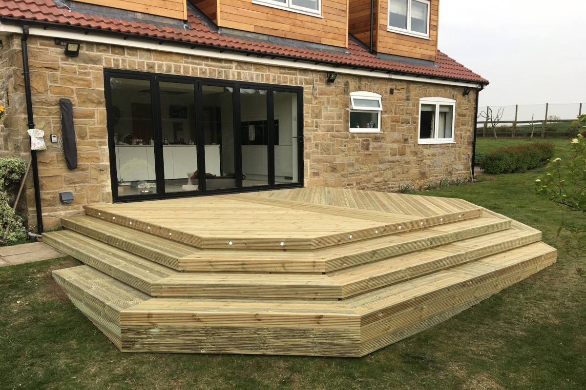 Timber Decking project 2 by Prestige Decking Specialists